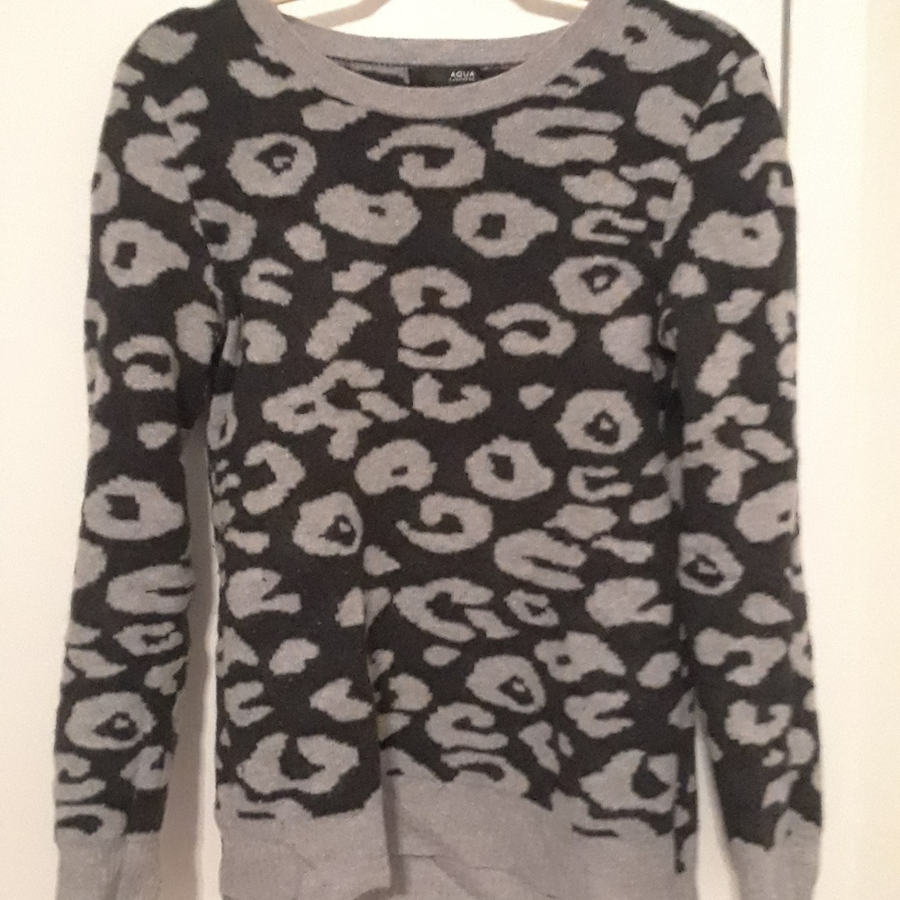 Aqua cashmere sweater